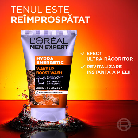 Gel de curatare pentru barbati Men Expert Hydra Energetic, 100 ml, Loreal Paris 691887