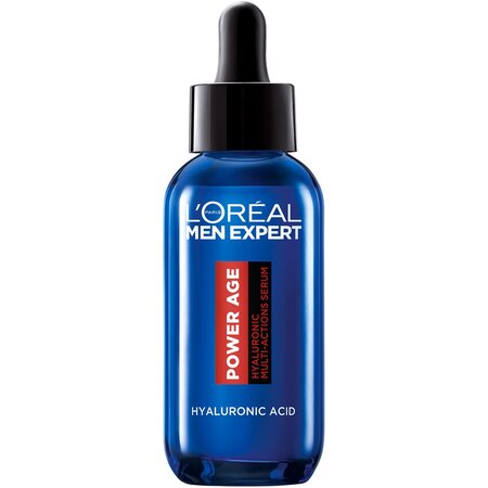 Serum cu acid hialuronic pentru barbati Power Age Men Expert, 30 ml, Loreal Paris