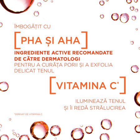 Lotiune tonica exfolianta cu vitamina C Revitalift, 180 ml, Loreal Paris 691897