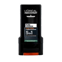 Gel de dus pentru barbati 5-in-1 Pure Carbon Men Expert, 300 ml, Loreal Paris