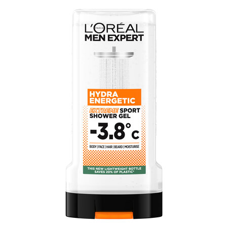 Gel de dus pentru barbati Hydra Energetic Extreme Sport Men Expert, 300 ml, Loreal Paris