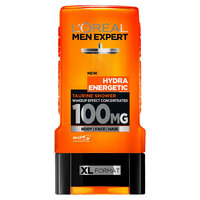 Gel de dus pentru barbati Hydra Energetic Men Expert, 300 ml, Loreal Paris