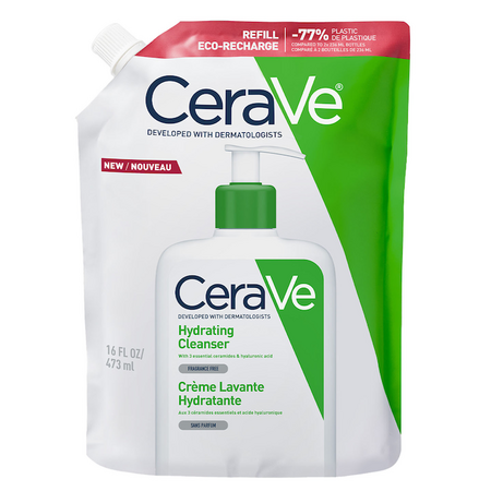 Rezerva Gel de curatare hidratant pentru piele normala si uscata, 473 ml, Cerave