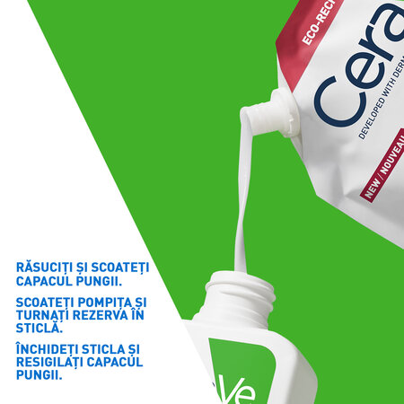 Rezerva Gel de curatare hidratant pentru piele normala-uscata, 473 ml, Cerave 692291