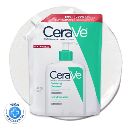 Rezerva Gel de curatare spumant pentru piele normala-grasa, 473 ml, Cerave 692268