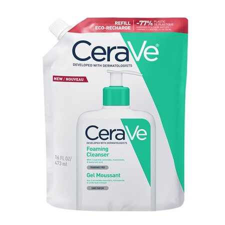Rezerva Gel de curatare spumant pentru piele normala-grasa, 473 ml, Cerave