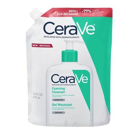 Rezerva Gel de curatare spumant pentru piele normala si grasa, 473 ml, Cerave