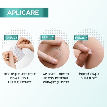 Plasturi invizibili pentru cosuri Pure Active, 22 bucati, Garnier 691991