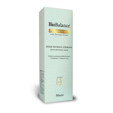 Crema pentru fermitatea gatului si decolteului Probiotics, 50 ml, Bio Balance 809390