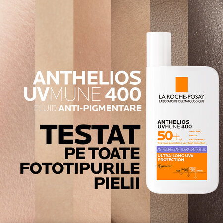 Fluid anti-pigmentare cu SPF50+ Anthelios, 50 ml, La Roche Posay 692762