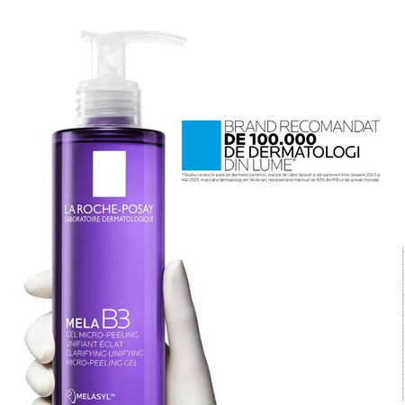 Gel Micro-exfoliant Anti-pete Pigmentare, formulat cu Melasyl Mela B3, 200 ml, La Roche Posay 692776