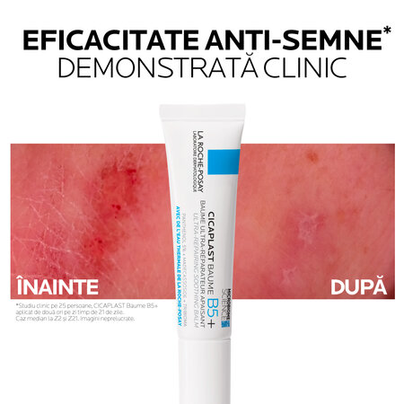 Balsam ultra-reparator calmant cu indicatii multiple Cicaplast Baume B5+, 15 ml, La Roche Posay 692800