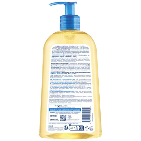 Ulei de dus Atoderm, 500 ml, derma 817353