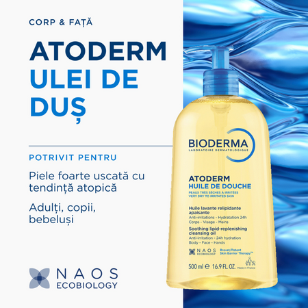 Ulei de dus Atoderm, 500 ml, derma 817355