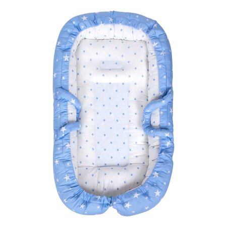 Co-sleeper anti-reflux Nest, 0 luni+, Blue Stars, Sevi Bebe
