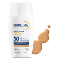 Fluid colorat de fata Ultra SPF50+ Photoderm Xdefense, Fototip 3, 40 ml, Bioderma