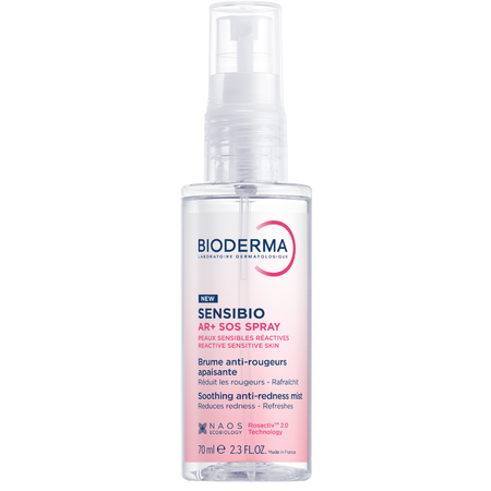 Spray calmant anti-roseata pentru pielea sensibila si reactiva Sensibio AR+, 70 ml, Bioderma