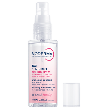 Spray calmant anti-roseata pentru pielea sensibila si reactiva Sensibio AR+, 70 ml, Bioderma 693063