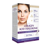 Colagen si Acid Hialuronic Extra Beauty, 30 capsule, Interherb