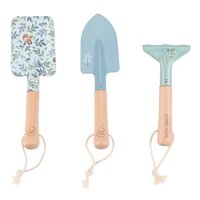 Set de unelte pentru gradinarit Forest Friends, Albastru, 3 ani+, Little Dutch