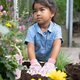 Manusi pentru gradinarit Fairy Garden, Roz, 3 ani+, Little Dutch 693437