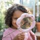 Lupa din lemn Fairy Garden, 3 ani+, Roz, Little Dutch 693574