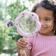Lupa din lemn Fairy Garden, 3 ani+, Roz, Little Dutch 693572