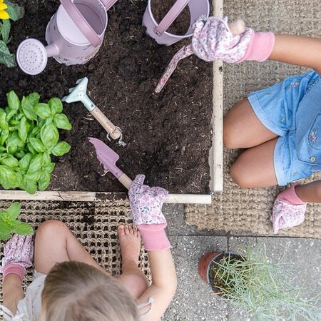 Stropitoare Fairy Garden, Roz, 3 ani+, Little Dutch 693628