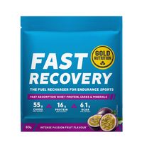 Pudra pentru recuperare Fast Recovery, Fructul Pasiunii, 80 g, Gold Nutrition