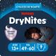 Scutece de noapte Pants DryNites, 49-60 kg, Baieti, 13 ani+, 9 bucati, Huggies 776454