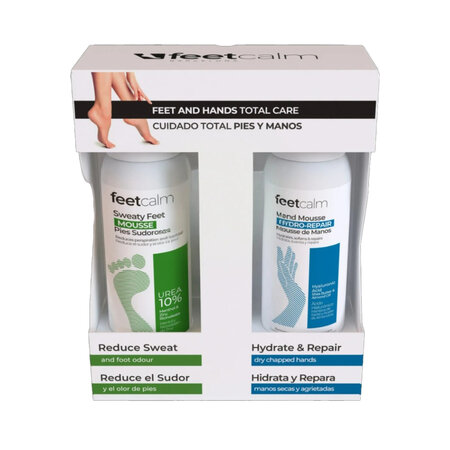 Kit pentru maini si picioare de hidratare cu 15% uree, Feet Calm