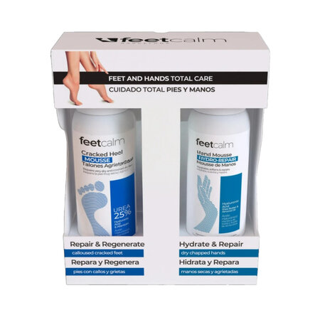Kit pentru maini si picioare reparator cu 25% uree, Feet Calm