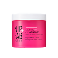Dischete pentru curatarea fetei Salicylic Fix, 60 bucati, Nip+Fab