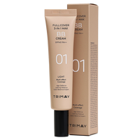 Crema coloranta BB Cream SPF40 PA++ Full Cover 3-in-1 Max, Light, 30 ml, Trimay