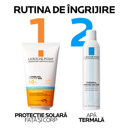 Lapte hidratant cu SPF 50+ pentru fata si corp Anthelios UVMUNE 400, 150 ml, La Roche Posay 694108