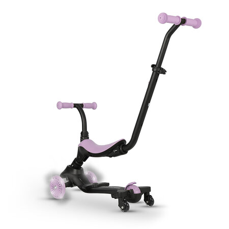 Trotineta multifunctionala 5 in 1 pentru copii Sema EVO, Violet, 1-6 ani, QPlay 694315