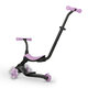 Trotineta multifunctionala 5 in 1 pentru copii Sema EVO, Violet, 1-6 ani, QPlay 694313
