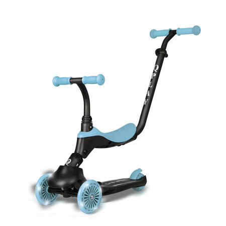 Trotineta multifunctionala 5in1 Sema EVO, Albastru, 1-6 ani, Qplay 694330