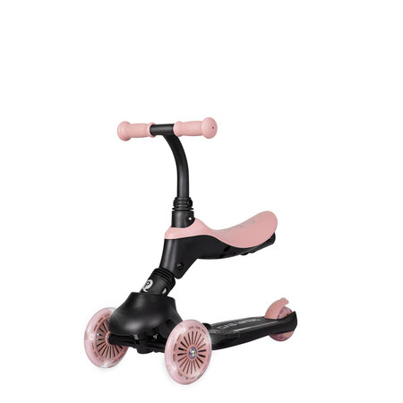 Trotineta multifunctionala 6in1 Sema EVO, 1-6 ani, Roz, Qplay