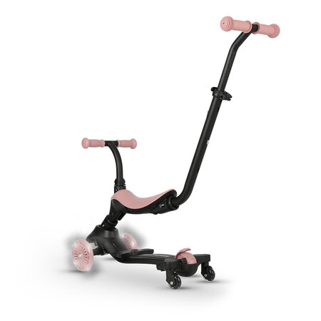 Trotineta multifunctionala 5 in 1 pentru copii Sema EVO, Roz, 1-6 ani, QPlay 694384
