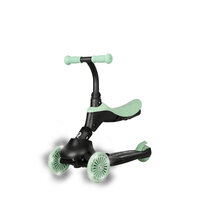 Trotineta multifunctionala 5 in 1 pentru copii Sema EVO, Verde, 1-6 ani, QPlay