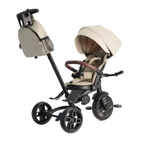 Tricicleta ultrapliabila 7 in 1 Comfo Max, Bej, 10 luni+, Qplay 694474