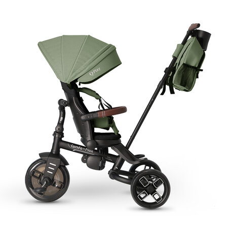Tricicleta ultrapliabila 7 in 1 Comfo Max, Verde, 10 luni-6 ani, Qplay 694489