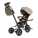 Tricicleta ultrapliabila 7 in 1 Comfo Max, Bej Inchis, 10 luni+, Qplay 694517