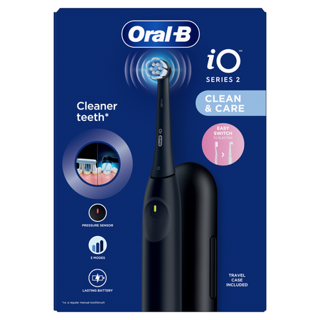 Periuta de dinti electrica iO2, Negru, Oral B 694541