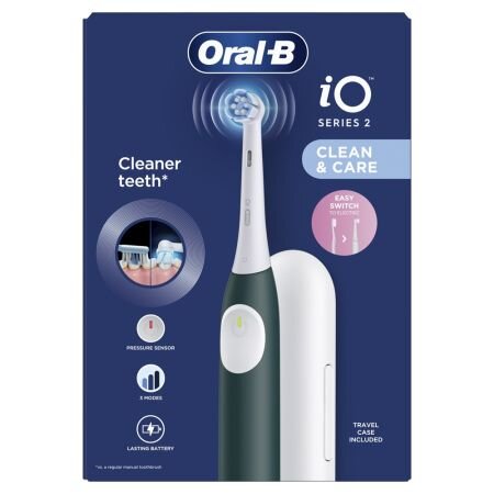 Periuta de dinti electrica iO2, Verde, Oral B 694545