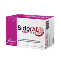Sideral Folic, 30 mg, 20 plicuri, Labormed