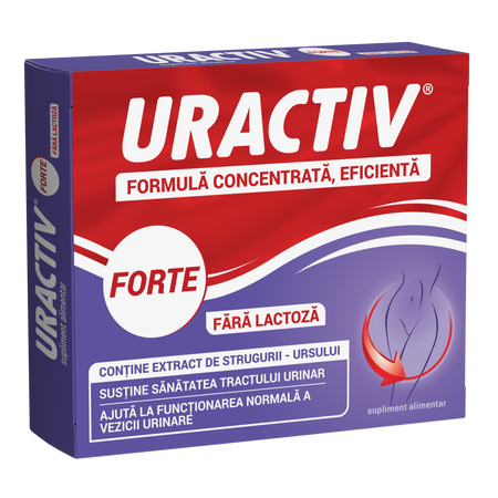 Uractiv fara lactoza, 10 capsule, Fiterman Pharma