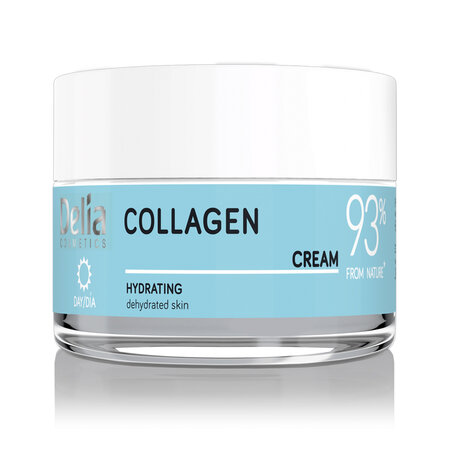 Crema de fata hidratanta Collagen, 50 ml, Delia Cosmetics