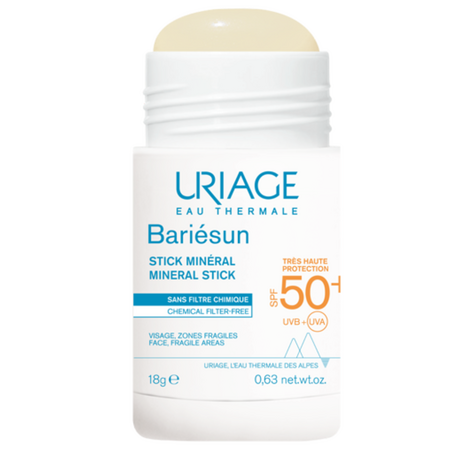 Stick mineral protectie solara SPF50+ Bariesun, 18 g, Uriage 694647
